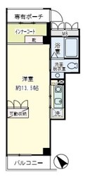 ＬｕｍｉｎｏｕｓＨＩＹＯＳＨＩ Bの物件間取画像